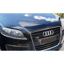 SIM Audi Q7 I '05-15 Дефлектор капота "мухобойка" (темный)