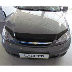 SIM Chevrolet Lacetti '02- хэтчбек Дефлектор капота "мухобойка" (темный)
