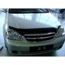 SIM Chevrolet Lacetti '02- седан Дефлектор капота "мухобойка" (темный)