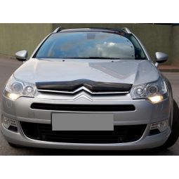 SIM Citroen C5 II '08-17 Дефлектор капота "мухобойка" (темный)