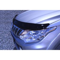 SIM Fiat Fullback '16- Дефлектор капота "мухобойка" (темный)