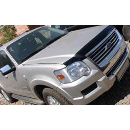 SIM Ford Explorer IV '06-10 Дефлектор капота "мухобойка" (темный)