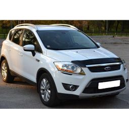 SIM Ford Kuga I '08-12 Дефлектор капота "мухобойка" (темный)