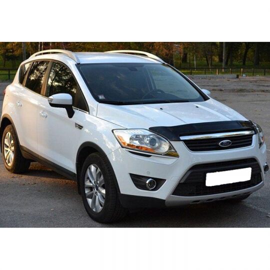 SIM Ford Kuga I '08-12 Дефлектор капота "мухобойка" (темный)