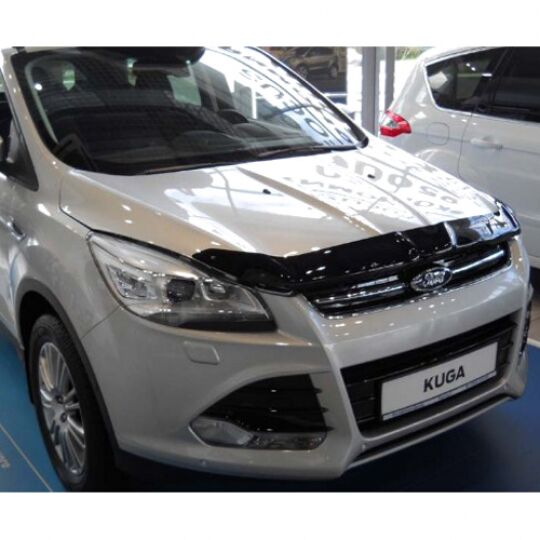 SIM Ford Kuga II '12-16 Дефлектор капота "мухобойка" (темный) SIM Ford Kuga II '12-16 Дефлектор капота "мухобойка" (темный)