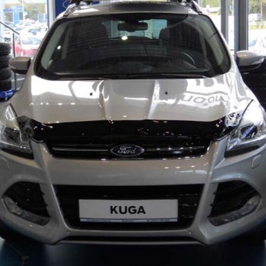 SIM Ford Kuga II '12-16 Дефлектор капота "мухобойка" (темный) SIM Ford Kuga II '12-16 Дефлектор капота "мухобойка" (темный)