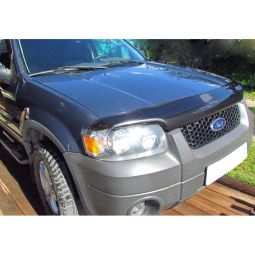 SIM Ford Maverick II '04-07 Дефлектор капота "мухобойка" (темный)
