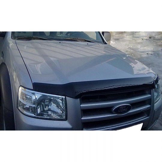 SIM Ford Ranger II '09-11 Дефлектор капота "мухобойка" (темный) SIM Ford Ranger II '09-11 Дефлектор капота "мухобойка" (темный)