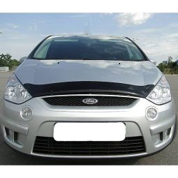 SIM Ford S-Max I '06-10 Дефлектор капота "мухобойка" (темный)