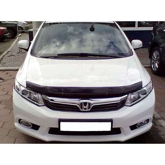 SIM Honda Civic IX '11-15 седан Дефлектор капота "мухобойка" SIM Honda Civic IX '11-15 седан Дефлектор капота "мухобойка"