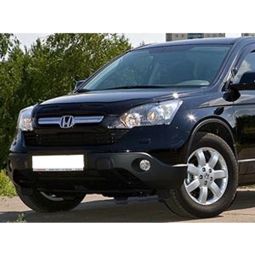 SIM Honda CR-V III '06-10 Дефлектор капота "мухобойка" (темный)