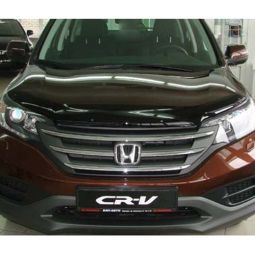 SIM Honda CR-V IV '12-16 Дефлектор капота "мухобойка" (темный)