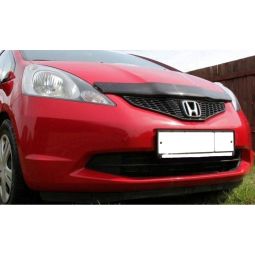 SIM Honda Jazz III '08-15 Дефлектор капота "мухобойка" (темный)