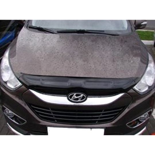 SIM Hyundai ix35 '10- Дефлектор капота "мухобойка" (темный) SIM Hyundai ix35 '10- Дефлектор капота "мухобойка" (темный)