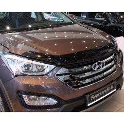 SIM Hyundai Santa Fe III '12- Дефлектор капота "мухобойка"