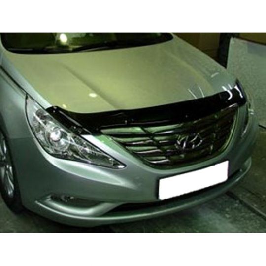 SIM Hyundai Sonata (YF) '09-14 Дефлектор капота "мухобойка" (темный) SIM Hyundai Sonata (YF) '09-14 Дефлектор капота "мухобойка" (темный)
