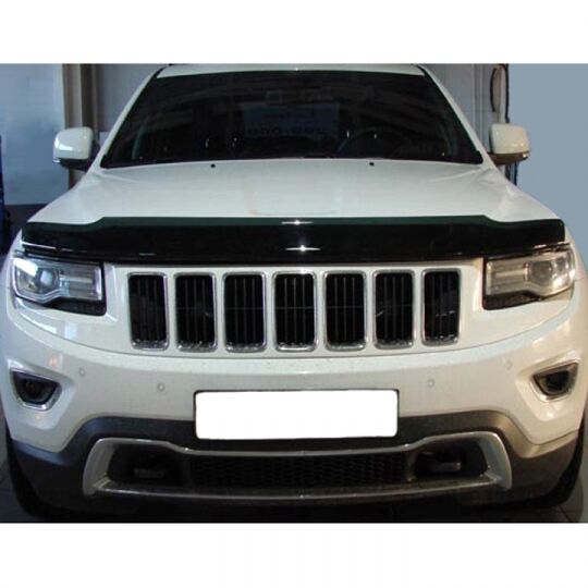 SIM Jeep Grand Cherokee (WL) '10- Дефлектор капота "мухобойка" (темный)