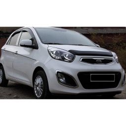 SIM Kia Picanto II '11- Дефлектор капота "мухобойка"