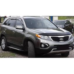 SIM Kia Sorento II '09-14 Дефлектор капота "мухобойка" (темный)