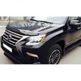 SIM Lexus GX 460 '10- Дефлектор капота "мухобойка" (темный)