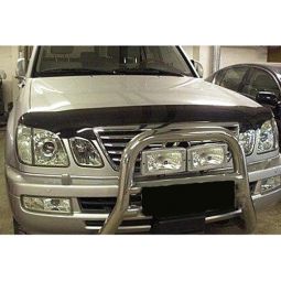 SIM Lexus LX 470 '98-07 Дефлектор капота "мухобойка" (темный без логотипа)