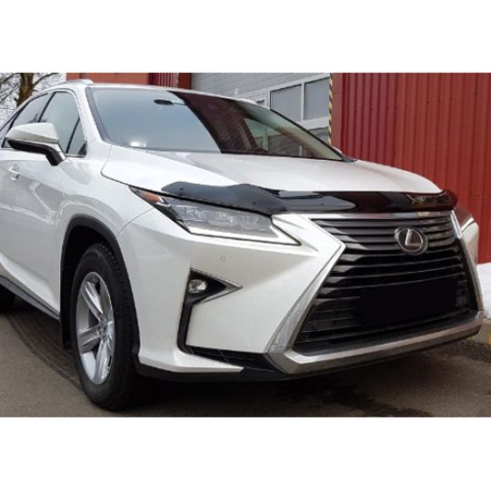 SIM Lexus RX IV '15- Дефлектор капота "мухобойка" (темный) SIM Lexus RX IV '15- Дефлектор капота "мухобойка" (темный)
