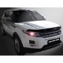 SIM Land Rover Range Rover Evoque '11- Дефлектор капота "мухобойка" (темный)