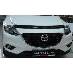 SIM Mazda CX-9 I '07-16 Дефлектор капота "мухобойка" (темный)