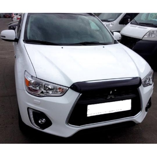 SIM Mitsubishi ASX '13- Дефлектор капота "мухобойка" короткий (темный) SIM Mitsubishi ASX '13- Дефлектор капота "мухобойка" короткий (темный)