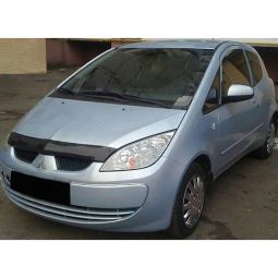 SIM Mitsubishi Colt (Z30) '04-08 Дефлектор капота "мухобойка" (темный)