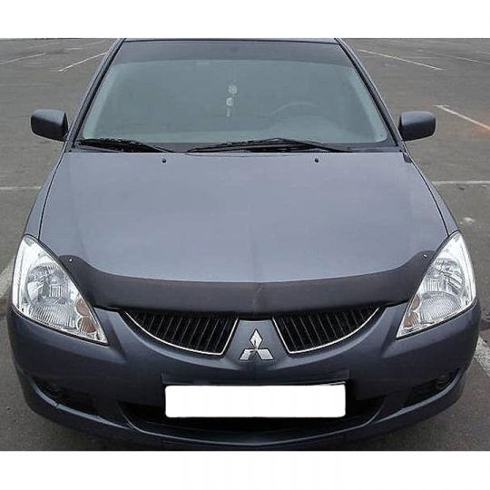 SIM Mitsubishi Lancer IX '03-09 Дефлектор капота "мухобойка" (темный)