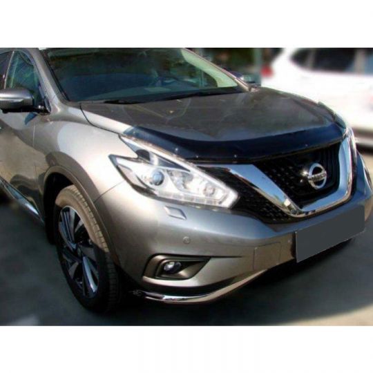 SIM Nissan Murano (Z52) III '14- Дефлектор капота "мухобойка" (темный) SIM Nissan Murano (Z52) III '14- Дефлектор капота "мухобойка" (темный)