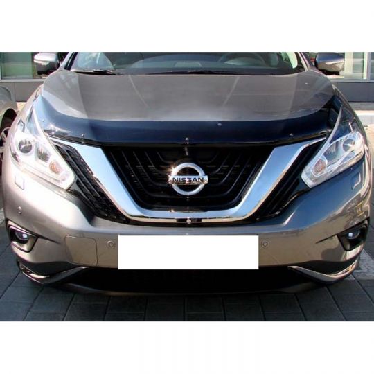 SIM Nissan Murano (Z52) III '14- Дефлектор капота "мухобойка" (темный) SIM Nissan Murano (Z52) III '14- Дефлектор капота "мухобойка" (темный)