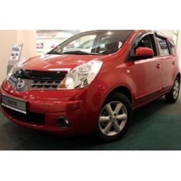 SIM Nissan Note I '05-09 Дефлектор капота "мухобойка" (темный)