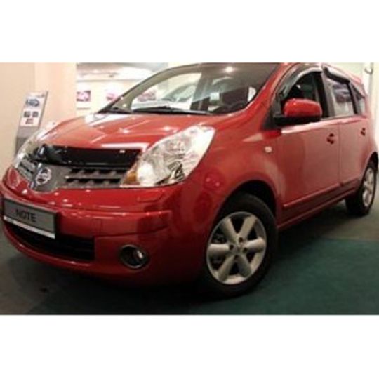 SIM Nissan Note I '05-09 Дефлектор капота "мухобойка" (темный)