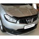 SIM Nissan Qashqai +2 I '10-13 Дефлектор капота "мухобойка" (темный)