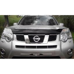 SIM Nissan X-Trail (T31) II '07-14 Дефлектор капота "мухобойка" (темный)
