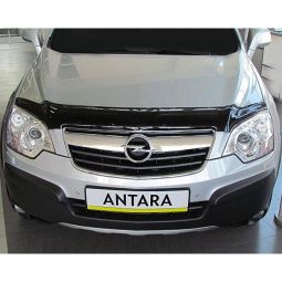 SIM Opel Antara '06-15 Дефлектор капота "мухобойка" (темный)
