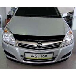 SIM Opel Astra H '04-10 Дефлектор капота "мухобойка" (темный)
