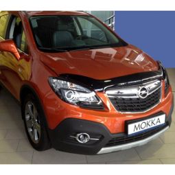 SIM Opel Mokka '12- Дефлектор капота "мухобойка" (темный)