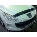 SIM Peugeot 308 I 07-13 Дефлектор капота "мухобойка" (темный)