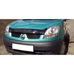 SIM Renault Kangoo I '05-08 Дефлектор капота "мухобойка" (темный)