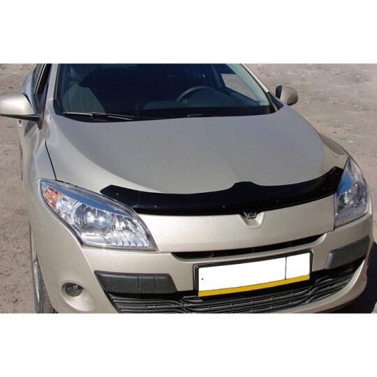 SIM Renault Megane III '08-13 хэтчбек 5d Дефлектор капота "мухобойка" SIM Renault Megane III '08-13 хэтчбек 5d Дефлектор капота "мухобойка"