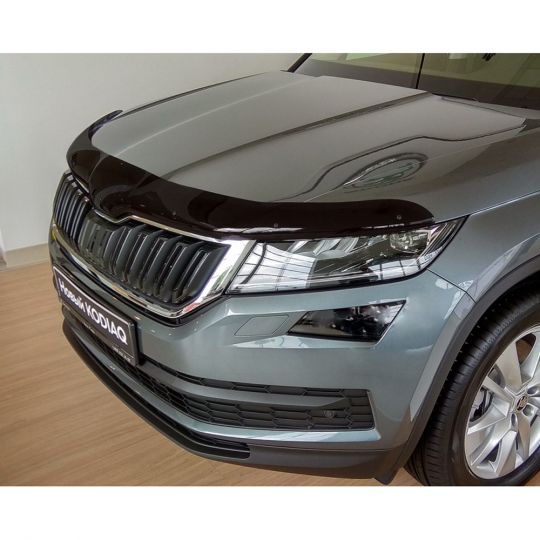 SIM Skoda Kodiaq '16- Дефлектор капота "мухобойка" SIM Skoda Kodiaq '16- Дефлектор капота "мухобойка"