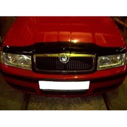 SIM Skoda Octavia Tour I '96-10 Дефлектор капота "мухобойка" (темный)