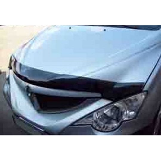 SIM SsangYong Actyon '06-11 Дефлектор капота "мухобойка" (темный)