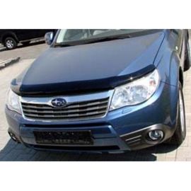 SIM Subaru Forester (SH) '08-12 Дефлектор капота "мухобойка" (темный)