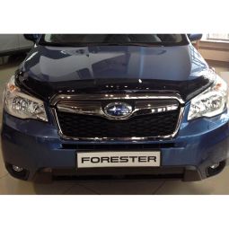 SIM Subaru Forester (SJ) '12-18 Дефлектор капота "мухобойка" (темный)