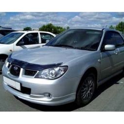 SIM Subaru Impreza (GD) '06-07 Дефлектор капота "мухобойка" (темный)