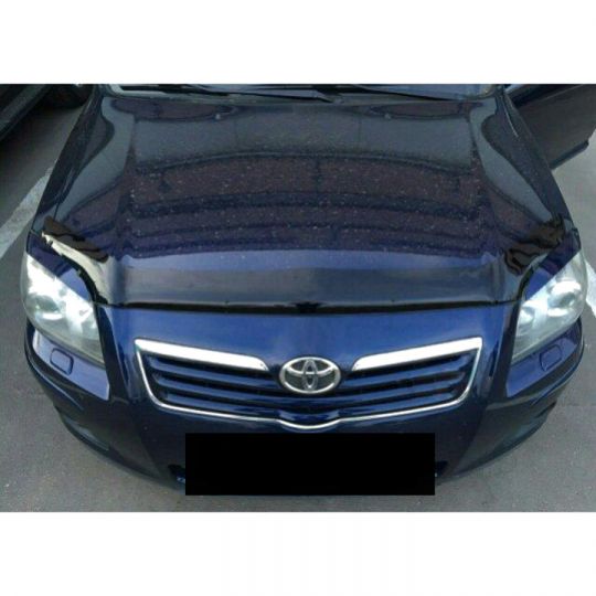 SIM Toyota Avensis II '03-08 Дефлектор капота "мухобойка" (темный)